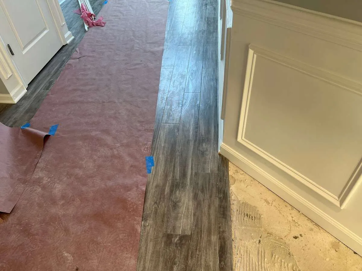 Completed marble shower restoration in Rockwood